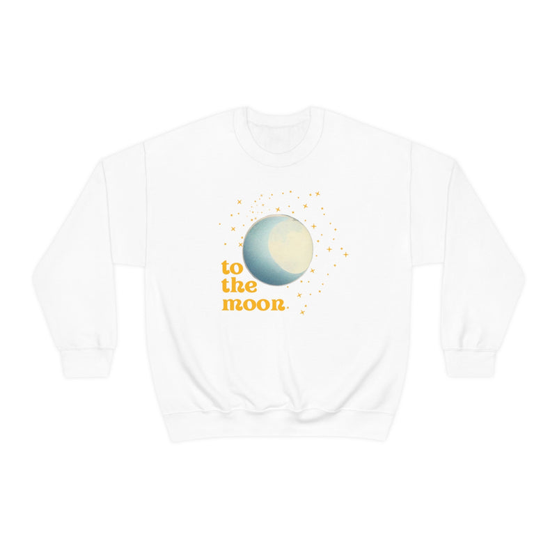 Unisex Heavy Blend Crewneck two the moon Sweatshirt