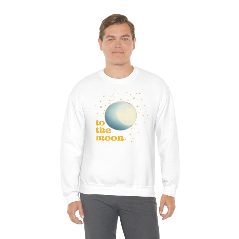 Unisex Heavy Blend Crewneck two the moon Sweatshirt