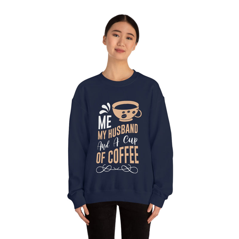 Unisex Heavy Blend Crewneck coffee shirt Sweatshirt