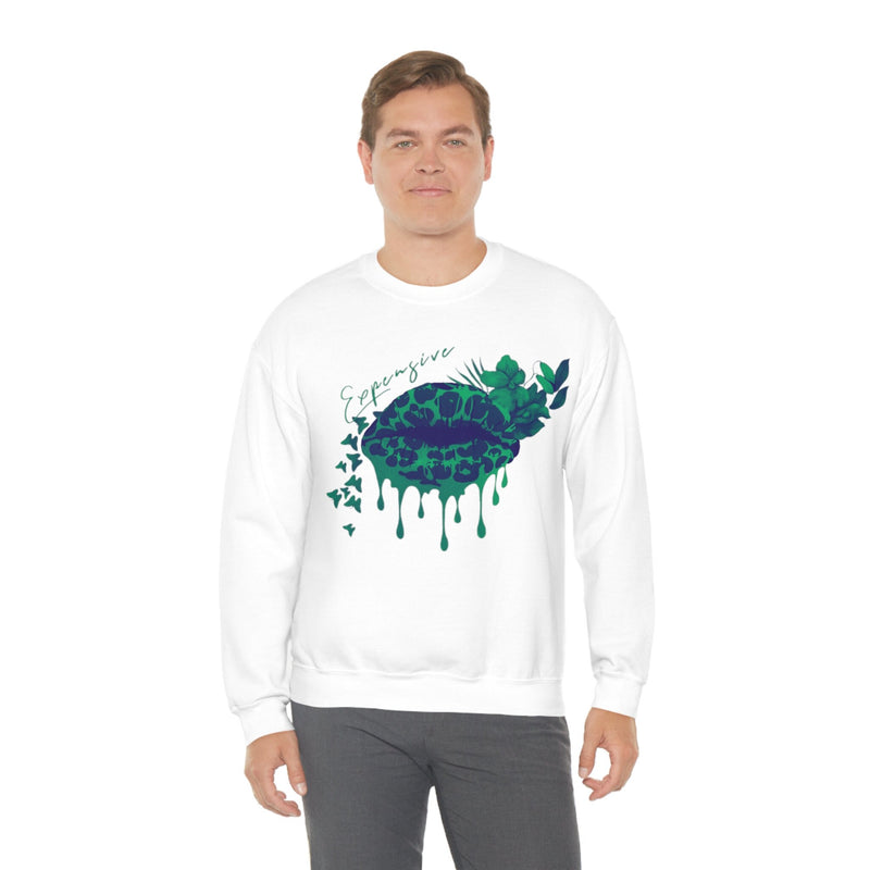 Heavy Blend Crewneck Expensive Lips Sweatshirt