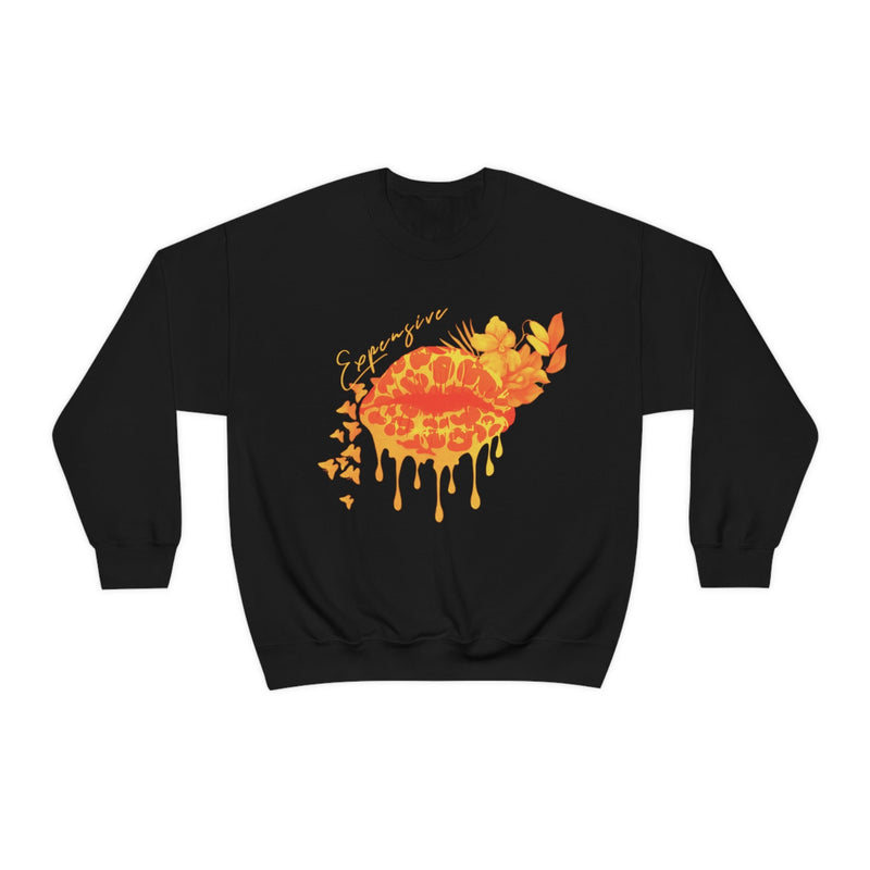 Heavy Blend Crewneck Expensive Lips Sweatshirt