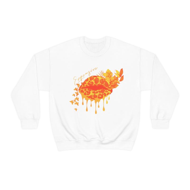 Heavy Blend Crewneck Expensive Lips Sweatshirt