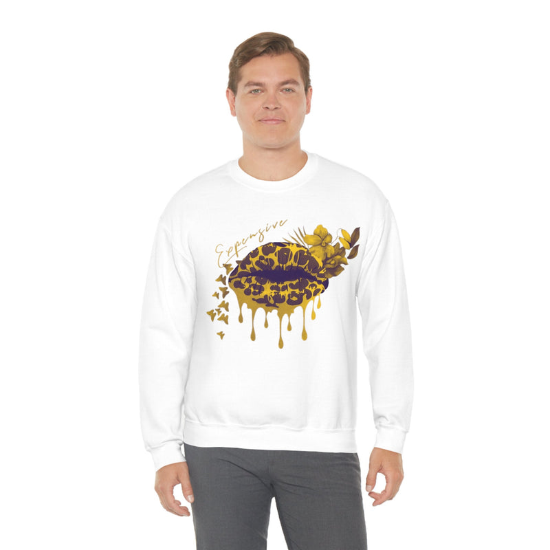 Heavy Blend Crewneck Expensive Lips Sweatshirt