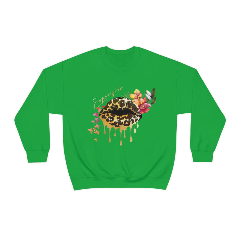 Heavy Blend Crewneck Expensive Lips Sweatshirt