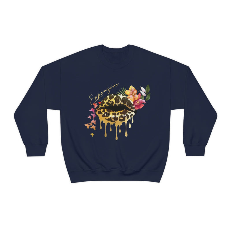 Heavy Blend Crewneck Expensive Lips Sweatshirt